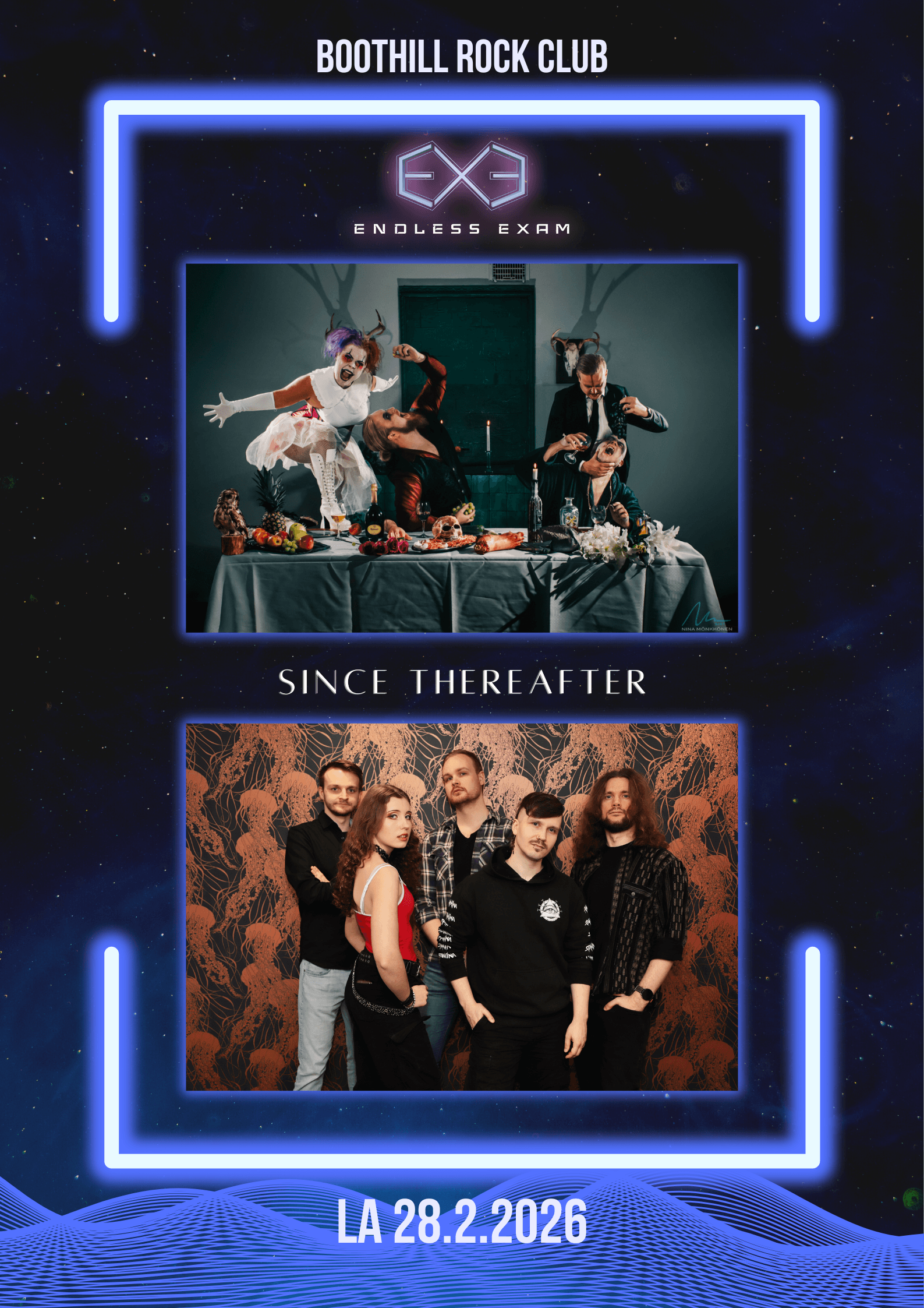 Helsinki — Boothill Rock Club poster